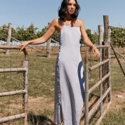 GIRL AND THE SUN GIRL & THE SUN Brielle Midi Slip Dress