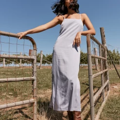 GIRL AND THE SUN GIRL & THE SUN Brielle Midi Slip Dress