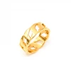 MAY MARTIN Carrie Chain Gold Dipped Ring