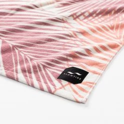 SLOWTIDE Hala Pink Palm Towel BEAUTY / BEACH / HOME
