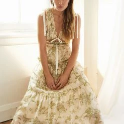 MON RENN Wildflower Maxi Dress