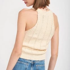 EN SAISON Fonda Buttoned Sweater Tank TOPS