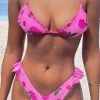 BEACH RIOT Paige High Hip Ruffle Bottom SWIM