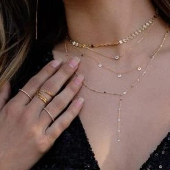 MAY MARTIN <br> Samantha Lariat Necklace 7 MAY MARTIN Samantha Lariat Necklace