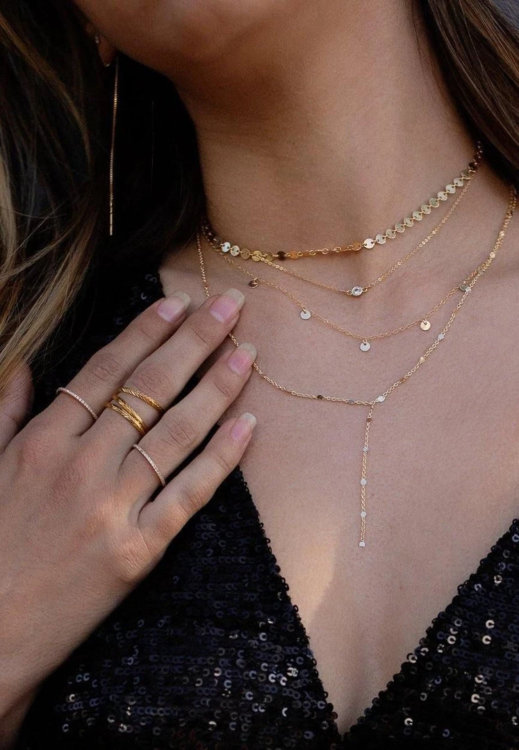 MAY MARTIN <br> Samantha Lariat Necklace 5 MAY MARTIN Samantha Lariat Necklace