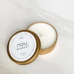NOU Coconut Wax Candle Travel Tin (Multiple Scents Available) BEAUTY / BEACH / HOME