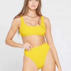 LSPACE L*SPACE POP-UP SHOP L*SPACE Izzie Smocked Top - Marigold