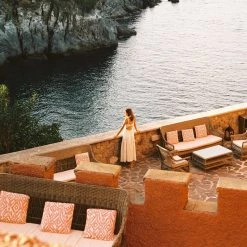 PEONY SWIM PEONY Gardenia Tie-Back Midi Dress