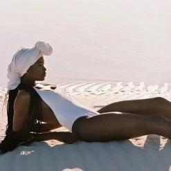 VITAMIN A <br> Alia Halter One Piece <br><small><i> (More Colors Available) </small></i> 23 VITAMIN A Alia Halter One Piece (More Colors Available)