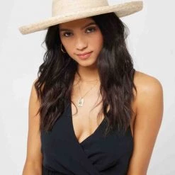 LSPACE L*SPACE Riviera Rolled-Brim Straw Hat