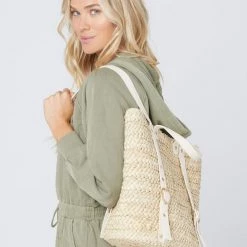 LSPACE L*SPACE Summer Days Straw Backpack L*SPACE POP-UP SHOP
