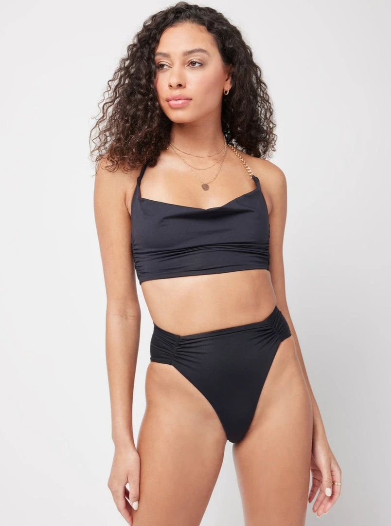 LSPACE L*SPACE POP-UP SHOP L*SPACE <br> Arlo Shirred High Waist Bottom 3 LSPACE L*SPACE POP-UP SHOP L*SPACE Arlo Shirred High Waist Bottom