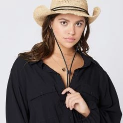 LSPACE L*SPACE Willy Raffia Cowboy Hat
