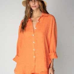 BOTTOMS STILLWATER Taylor Linen Short