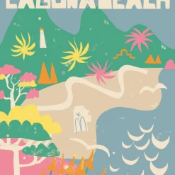 DANIELLA MANINI Pastel Laguna Print - 8" X 10"