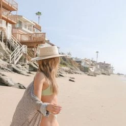 LSPACE BACK IN STOCK L*SPACE Wayne Straw Beach Hat