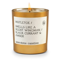 BEAUTY / BEACH / HOME ANECDOTE CANDLES Mistletoe Gold Tumbler Candle