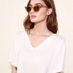 WONDERLAND SUN ACCS + WONDERLAND Perris Sunglasses - Cookies & Cream