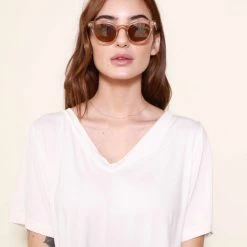 WONDERLAND SUN ACCS + WONDERLAND Perris Sunglasses - Cookies & Cream