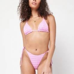 LSPACE L*SPACE POP-UP SHOP L*SPACE Brittany Pique Stripe Tri Top