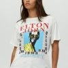 TOPS DAYDREAMER Elton John Live In Concert '92 Boyfriend Tee