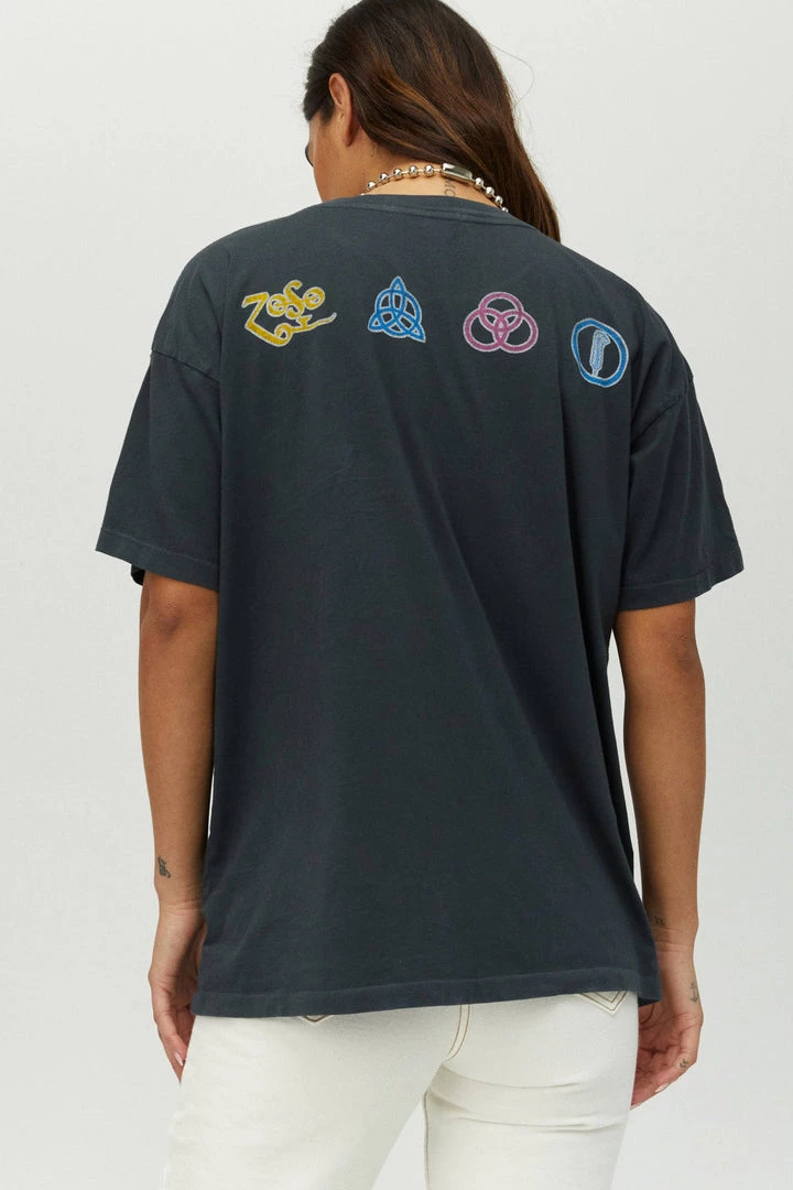 TOPS DAYDREAMER <br>Led Zeppelin Swan Song Merch Tee 4 TOPS DAYDREAMER Led Zeppelin Swan Song Merch Tee