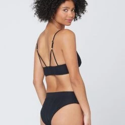 LSPACE L*SPACE Court Pointelle Rib Bitsy Bottom (More Colors Available)