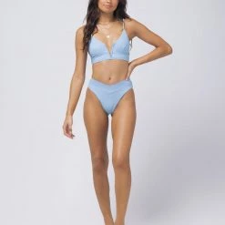 LSPACE L*SPACE Court Pointelle Rib Bitsy Bottom (More Colors Available)