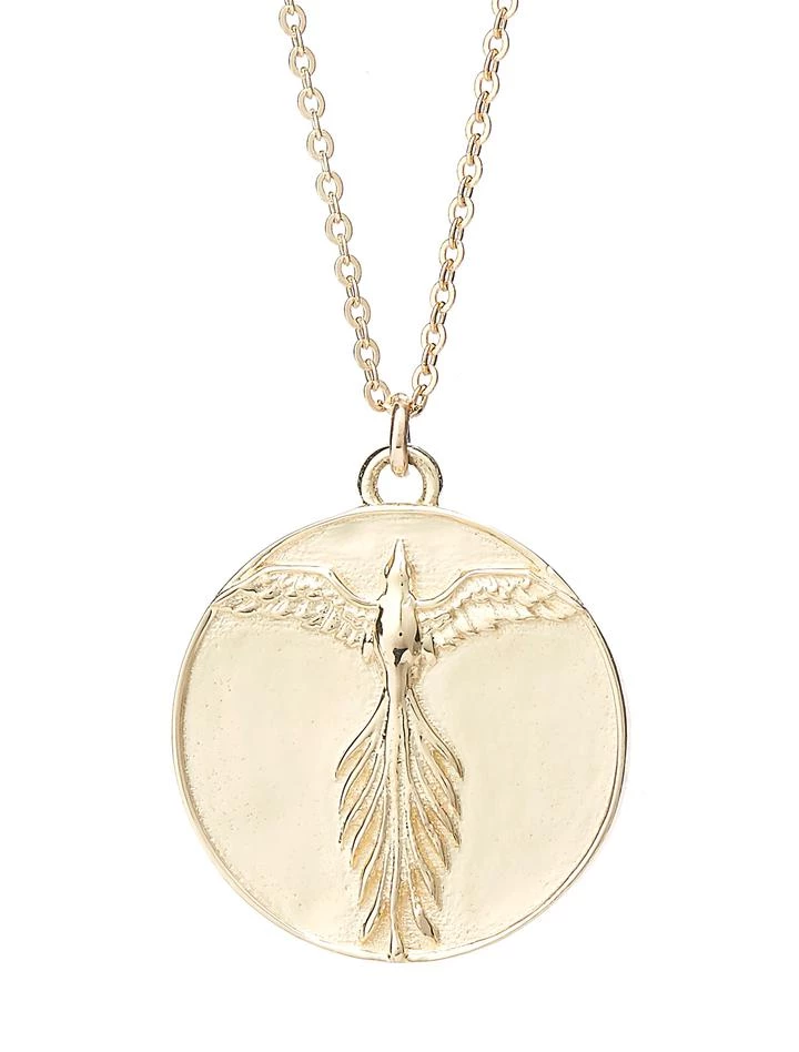 TALON NYC <br> 14kt Gold-Plated Phoenix Pendant Medallion Necklace 3 TALON NYC 14kt Gold-Plated Phoenix Pendant Medallion Necklace