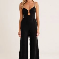 RUMER Byron Ring Linen Jumpsuit