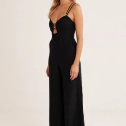 RUMER Byron Ring Linen Jumpsuit