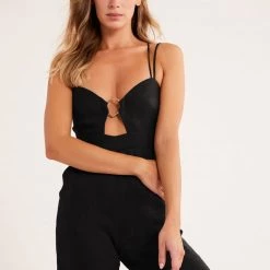 RUMER Byron Ring Linen Jumpsuit