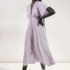 RUE STIIC Leia Floral Midi Dress