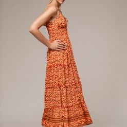 LUSANA Amita Midi Dress DRESSES