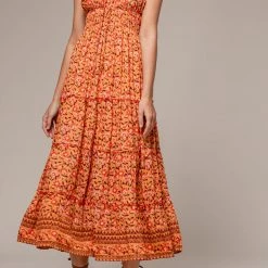 LUSANA Amita Midi Dress DRESSES