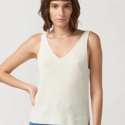 SELF CONTRAST Nanette Sweater Tank TOPS
