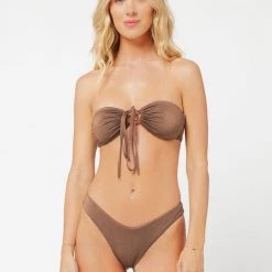 LSPACE L*SPACE Dawn Shimmer Bandeau Top