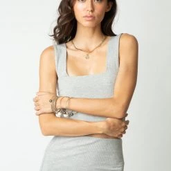 TOPS STILLWATER The Square Neck Crop Tank