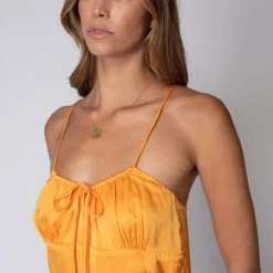 STILLWATER Corset Slip Midi Dress DRESSES