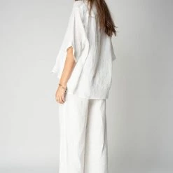 STILLWATER The Venice Linen Wide-Leg Pant