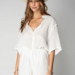 STILLWATER The Taylor Voile Linen Buttoned Shirt TOPS
