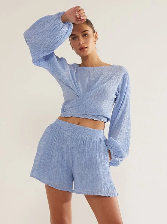 SOVERE STUDIO <br> Asher Textured Shorts 4 SOVERE STUDIO Asher Textured Shorts