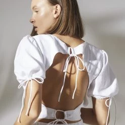 TOPS RUE STIIC Kiana Open-Back Woven Top