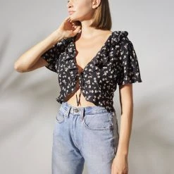 RUE STIIC Paige Tie Front Top