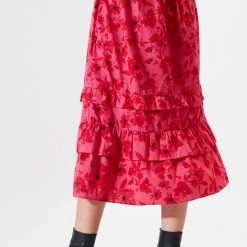 RUE STIIC Claire Floral Maxi Skirt BOTTOMS