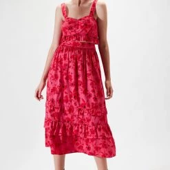 RUE STIIC Claire Floral Maxi Skirt BOTTOMS