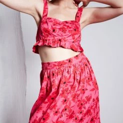 RUE STIIC Claire Floral Maxi Skirt BOTTOMS