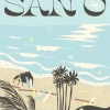 BEAUTY / BEACH / HOME DANIELLA MANINI Oh San O Print - 8" X 10"
