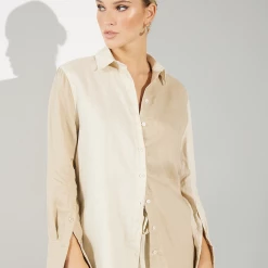 SOVERE STUDIO Vision Multi-Tie Linen Top