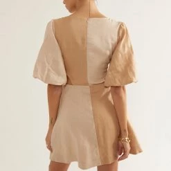 SOVERE STUDIO Duet Linen Mini Dress